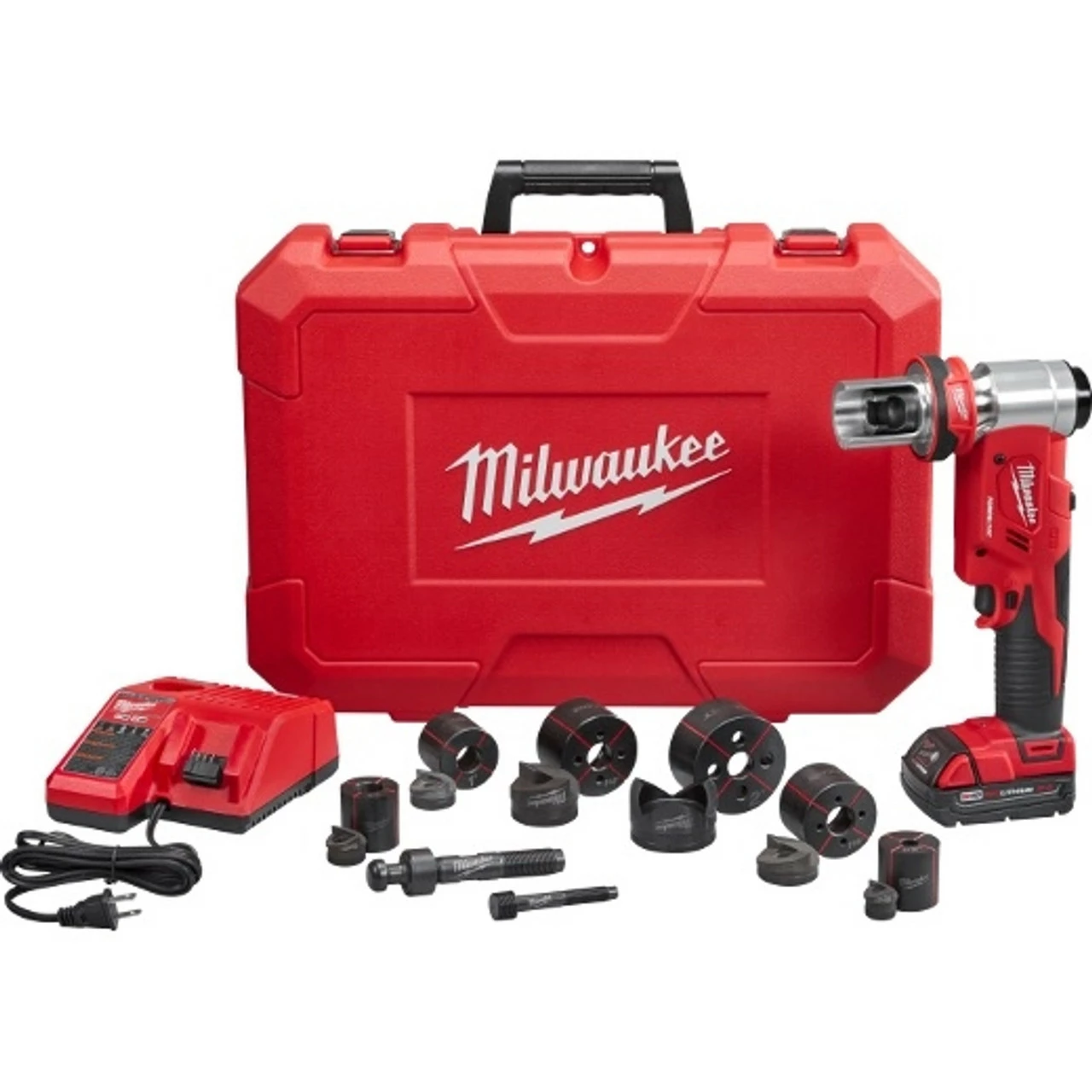 Milwaukee 2677-21 M18 FORCE LOGIC 6T Knockout Tool 1/2 In - 2 In Kit 3 Milwaukee 2677-21 M18 FORCE LOGIC 6T Knockout Tool 1/2 In - 2 In Kit