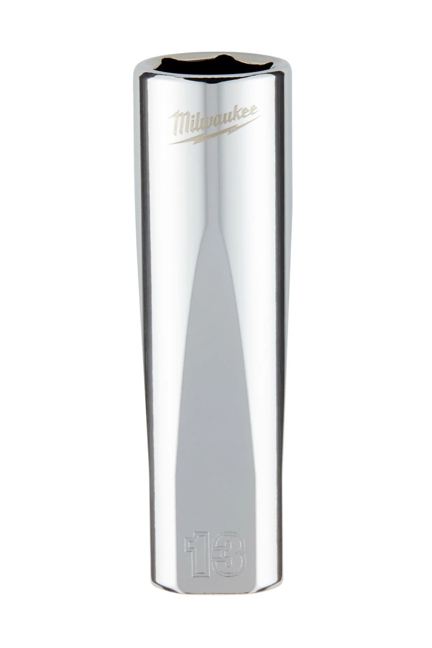 Milwaukee 45-34-0013 3/8 Drive 13mm Metric 6-Point Deep Socket 3 Milwaukee 45-34-0013 3/8 Drive 13mm Metric 6-Point Deep Socket