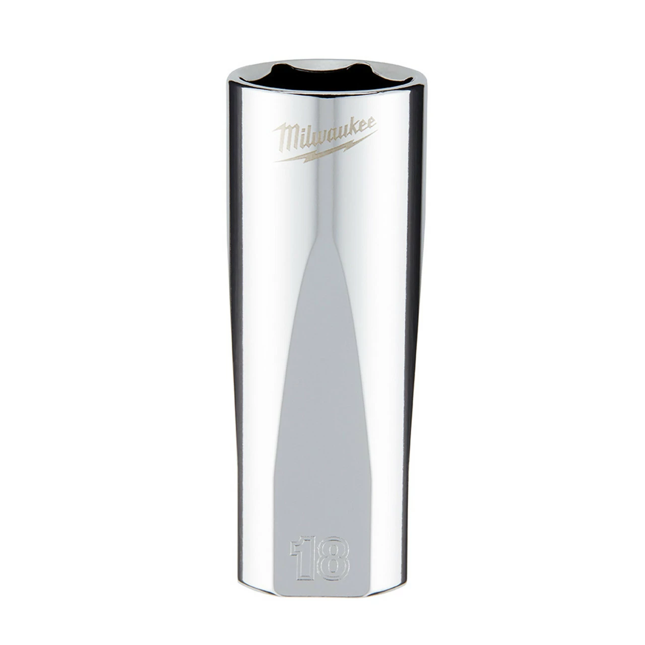 Milwaukee 45-34-0118 3/8 Drive 18mm Metric 6-Point Deep Socket 3 Milwaukee 45-34-0118 3/8 Drive 18mm Metric 6-Point Deep Socket