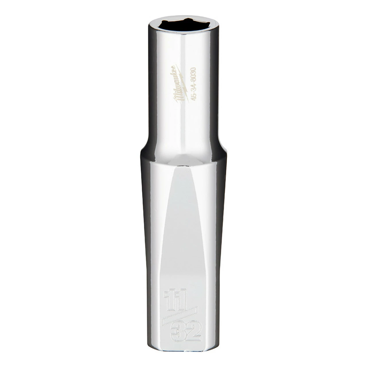 Milwaukee 45-34-8030 3/8 Drive 11/32 SAE Deep Socket With FOUR FLAT Sides 3 Milwaukee 45-34-8030 3/8 Drive 11/32 SAE Deep Socket With FOUR FLAT Sides