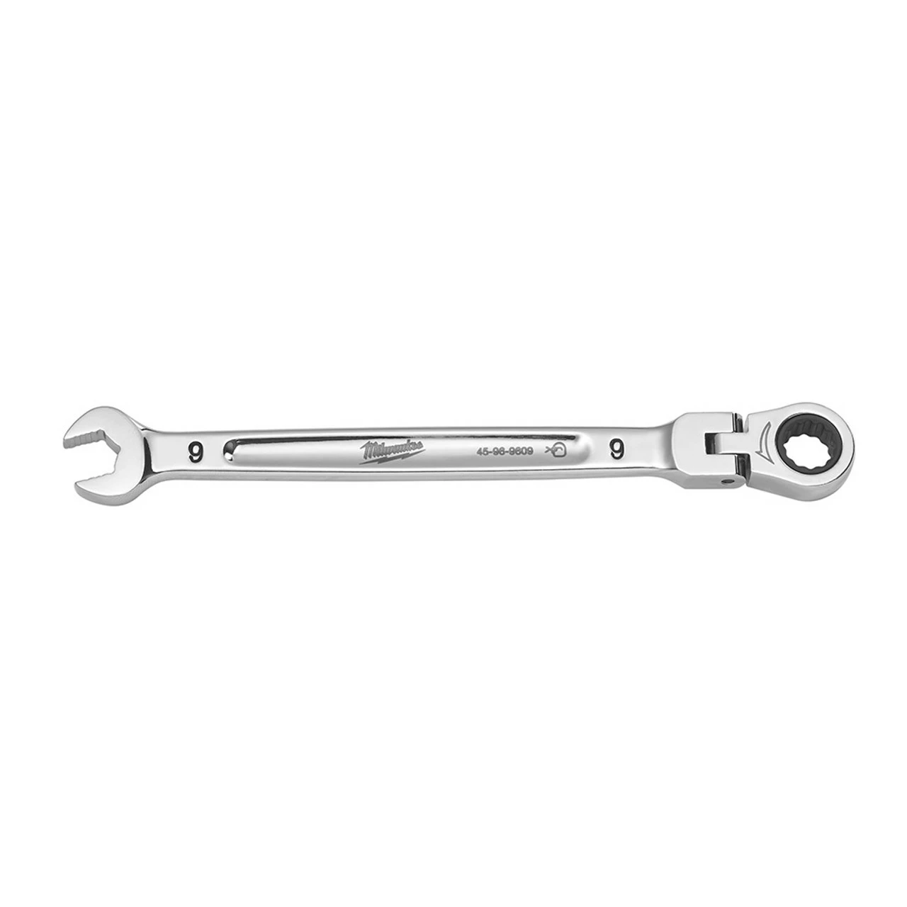 Milwaukee 45-96-9609 9mm Flex Head Ratcheting Wrench 3 Milwaukee 45-96-9609 9mm Flex Head Ratcheting Wrench