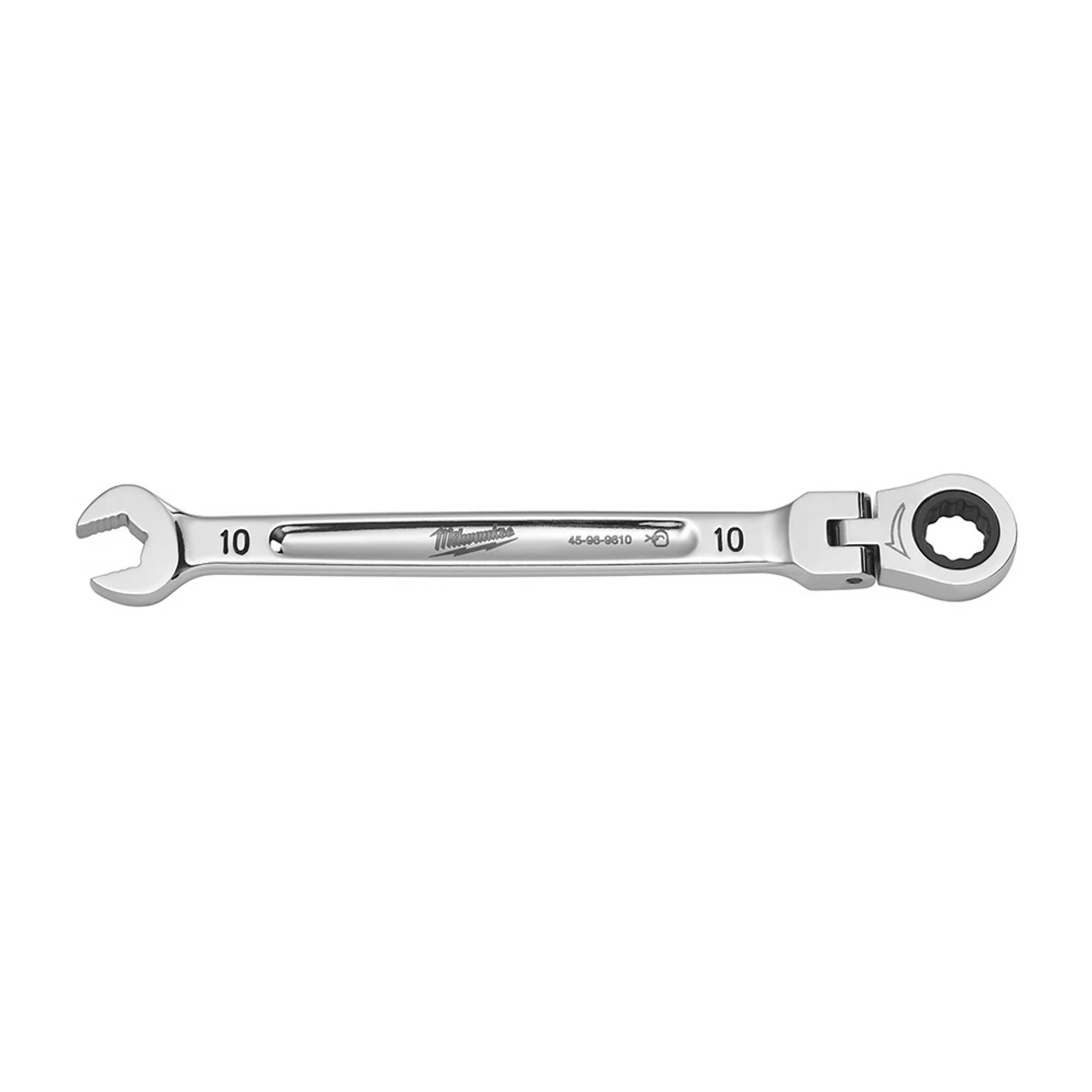 Milwaukee 45-96-9610 10mm Flex Head Ratcheting Wrench 3 Milwaukee 45-96-9610 10mm Flex Head Ratcheting Wrench