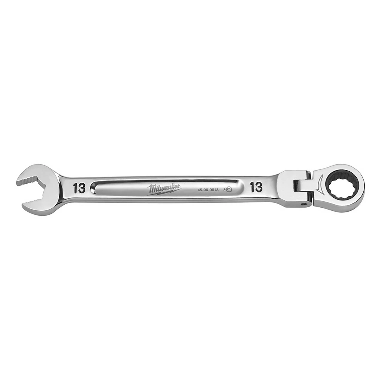 Milwaukee 45-96-9613 13mm Flex Head Ratcheting Wrench 3 Milwaukee 45-96-9613 13mm Flex Head Ratcheting Wrench