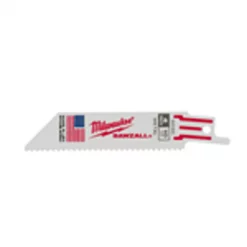 Milwaukee 48-00-5090 4 In. 10 TPI Sawzall Blades (5 Pk)
