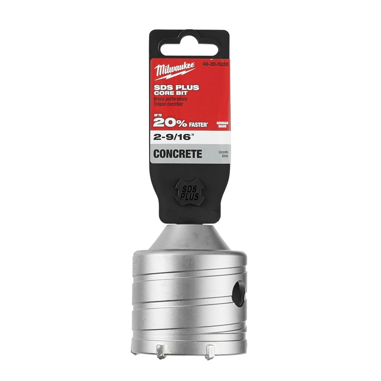 Milwaukee 48-20-5230 SDS+ CORE 2-9/16 In. X 2 In. 3 Milwaukee 48-20-5230 SDS+ CORE 2-9/16 In. X 2 In.