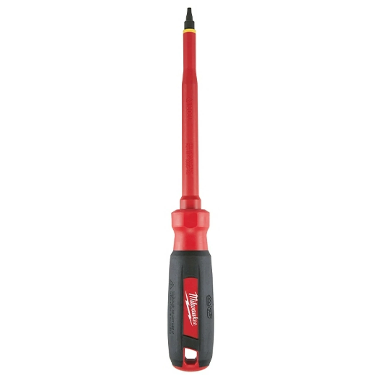 Milwaukee 48-22-2253 #3 Square - 6 In. 1000V Insulated Screwdriver 3 Milwaukee 48-22-2253 #3 Square - 6 In. 1000V Insulated Screwdriver