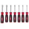 Milwaukee 48-22-2517 7 PC Magnetic HollowCore Metric Nut Driver Set