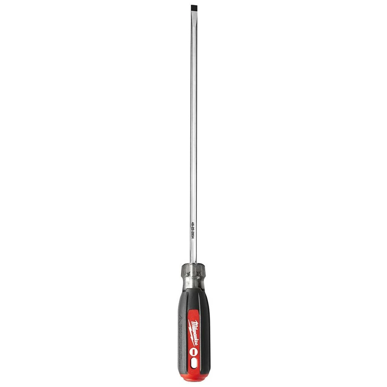 Milwaukee 48-22-2834 1/4 In. Cabinet - 10 In. Cushion Grip Screwdriver 3 Milwaukee 48-22-2834 1/4 In. Cabinet - 10 In. Cushion Grip Screwdriver