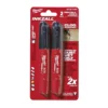 Milwaukee 48-22-3102 INKZALL Black Medium Point Marker (2 PK)