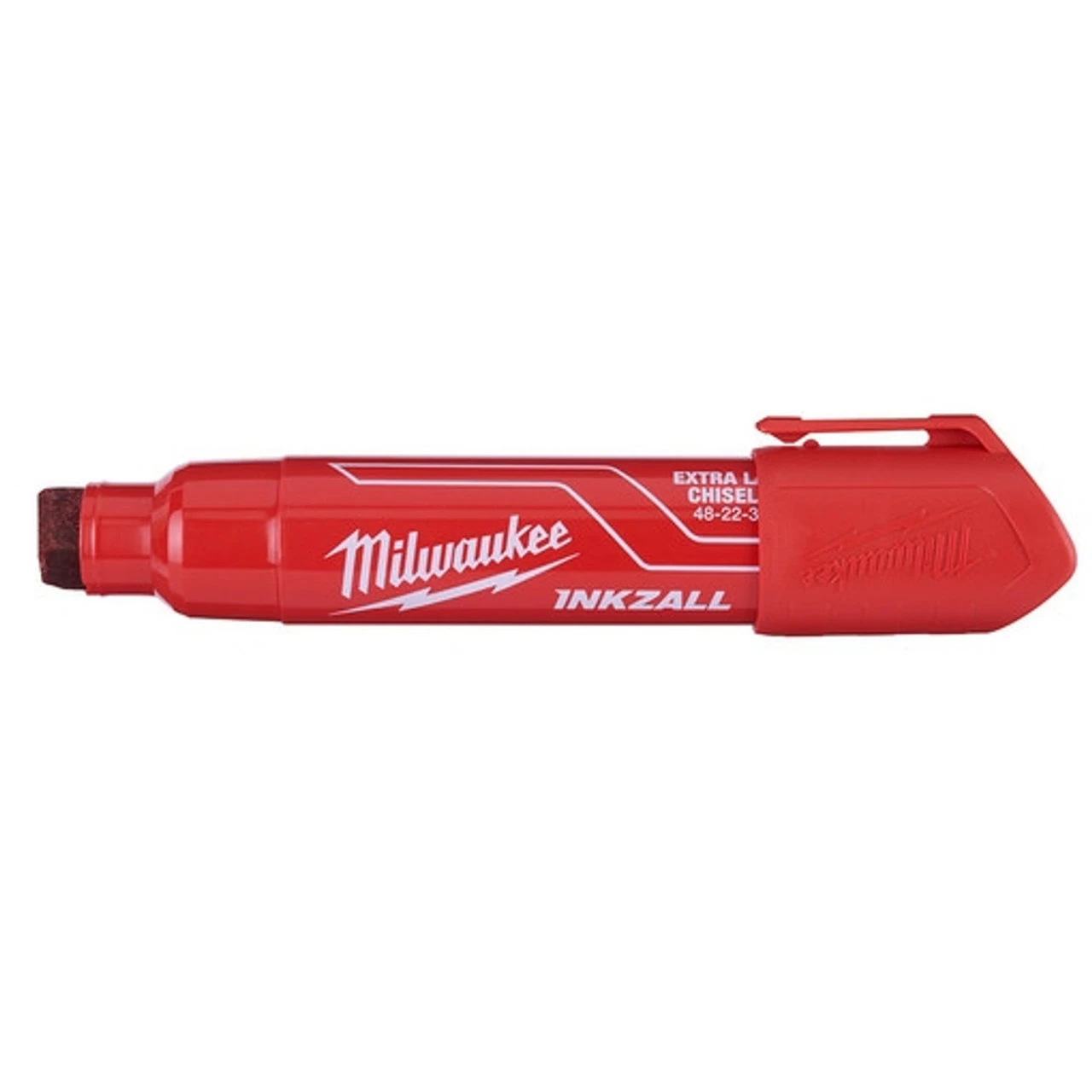 Milwaukee 48-22-3266 INKZALL Extra Large Chisel Tip Red Marker 3 Milwaukee 48-22-3266 INKZALL Extra Large Chisel Tip Red Marker