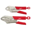 Milwaukee 48-22-3402 2PC TORQUE LOCK Curved Jaw Locking Pliers Set