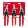 Milwaukee 48-22-4533 3 PC Aviation Snip Set