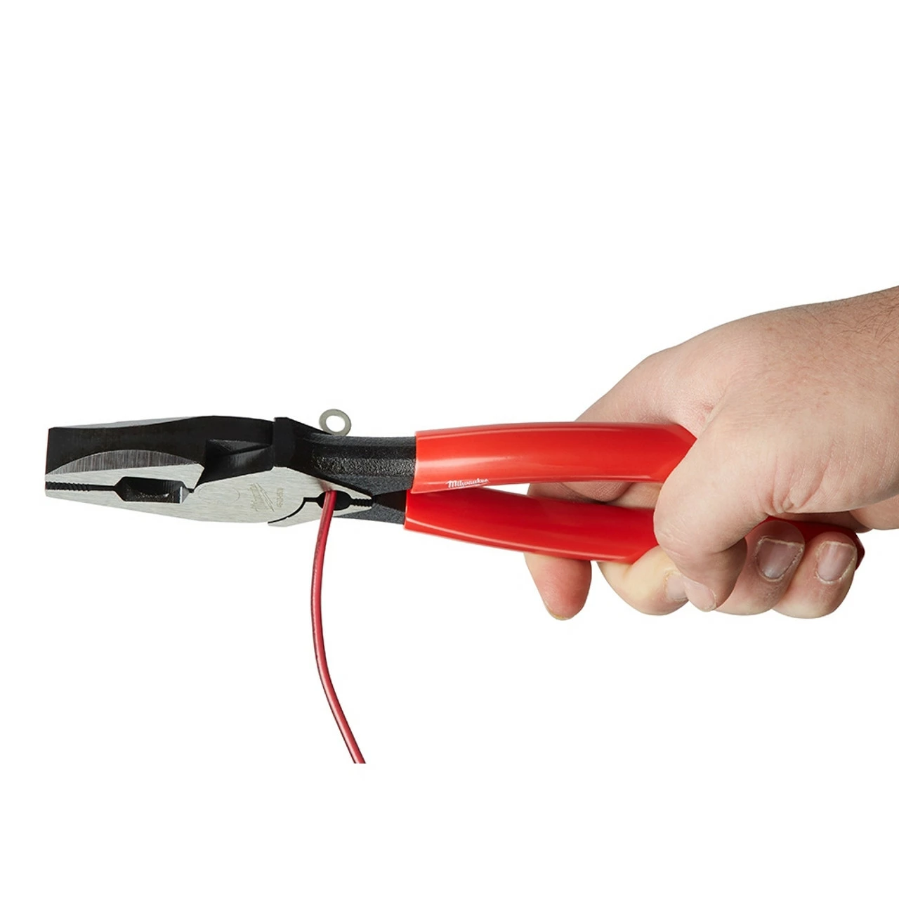 Milwaukee 48-22-6503 High-Leverage Linemans Pliers With Thread Cleaner 5 Milwaukee 48-22-6503 High-Leverage Linemans Pliers With Thread Cleaner - Image 3