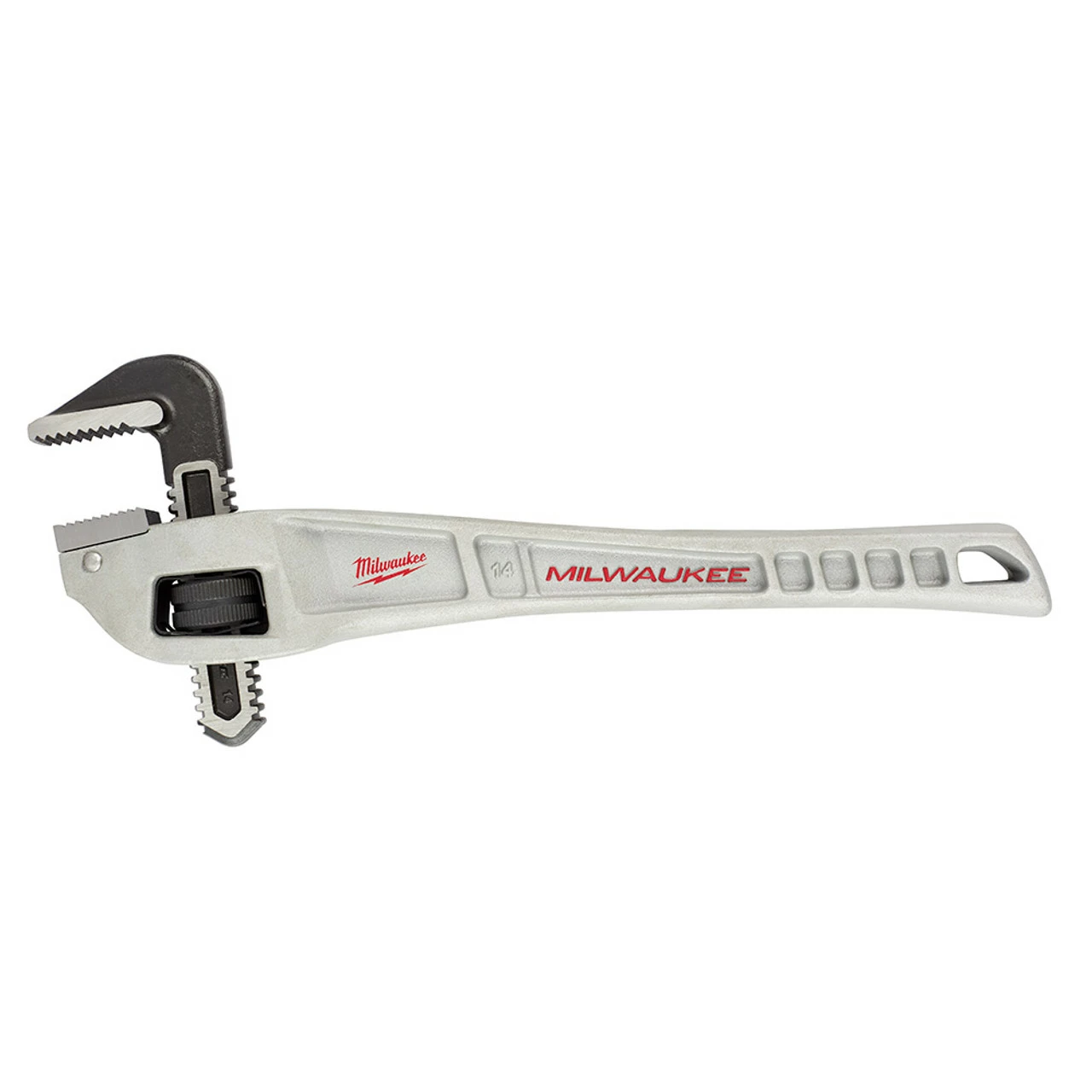 Milwaukee 48-22-7184 14 In. Aluminum Offset Pipe Wrench 3 Milwaukee 48-22-7184 14 In. Aluminum Offset Pipe Wrench