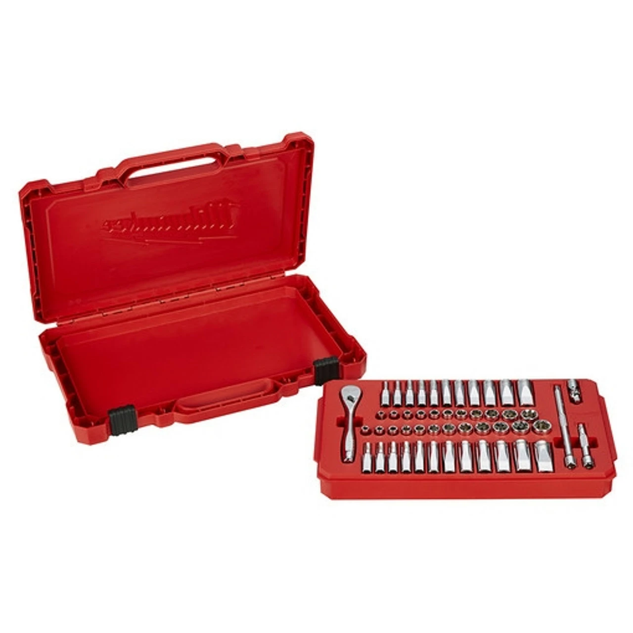 Milwaukee 48-22-9004 1/4 In. Drive 50pc Ratchet & Socket Set - SAE & Metric 3 Milwaukee 48-22-9004 1/4 In. Drive 50pc Ratchet & Socket Set - SAE & Metric