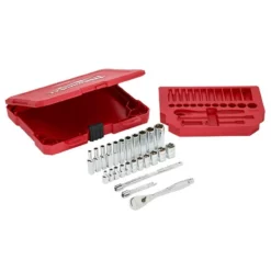 Milwaukee 48-22-9404 1/4 In. Drive 26pc Ratchet & Socket Set - SAE