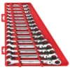 Milwaukee 48-22-9413 15pc Flex Head Ratcheting Combination Wrench Set SAE