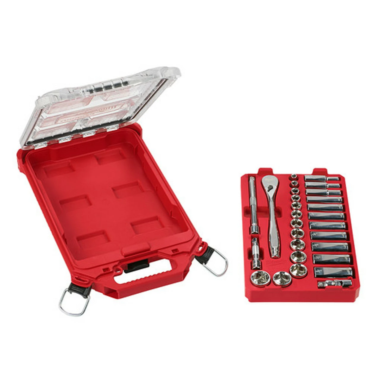 Milwaukee 48-22-9481 3/8 Drive 28pc Ratchet Set W/ PACKOUT Case - SAE 4 Milwaukee 48-22-9481 3/8 Drive 28pc Ratchet Set W/ PACKOUT Case - SAE - Image 2