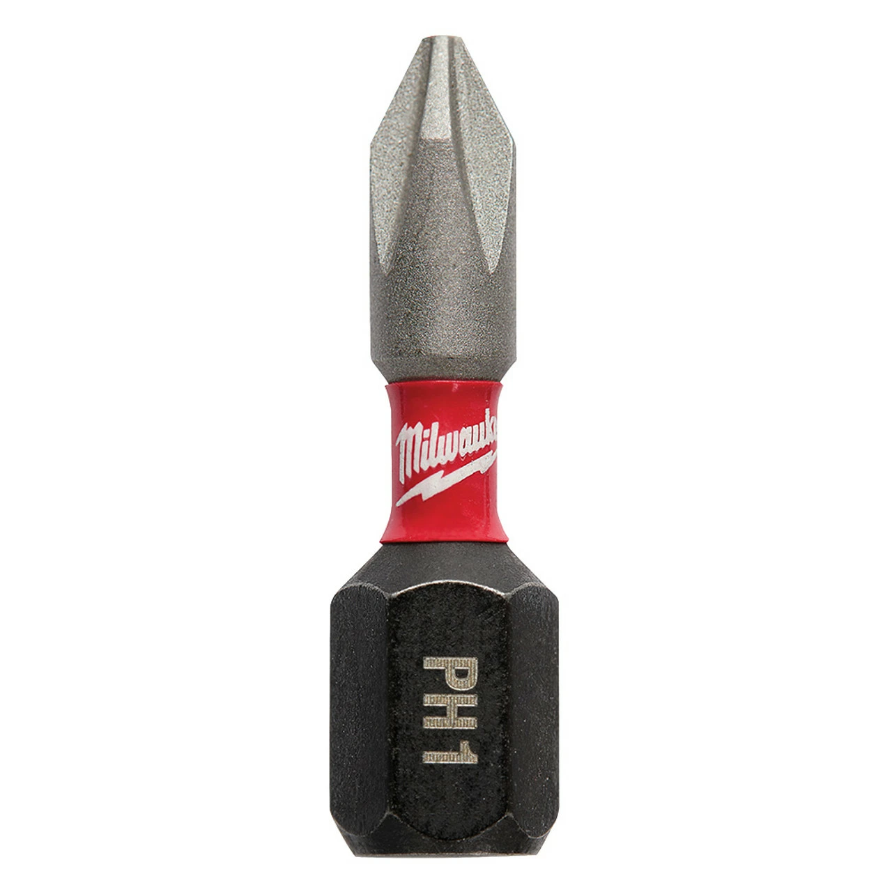 Milwaukee 48-32-4111 SHOCKWAVE 1 In. PH1 Impact Bit 25 PK 3 Milwaukee 48-32-4111 SHOCKWAVE 1 In. PH1 Impact Bit 25 PK