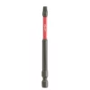 Milwaukee 48-32-4196 SHOCKWAVE 3-1/2 In. Square Recess #3 Power Bits
