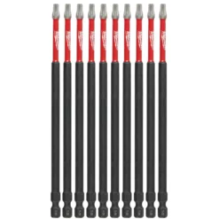 Milwaukee 48-32-4246 SHOCKWAVE 6 In. Impact Torx T25 Power Bits (10 Pk)