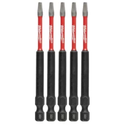 Milwaukee 48-32-4575 SHOCKWAVE 3-1/2 Impact SQ #1 Bit 5 Pk
