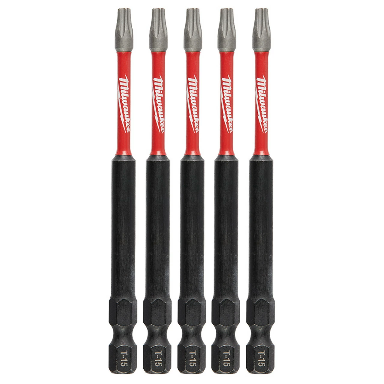 Milwaukee 48-32-4577 SHOCKWAVE 3-1/2 Impact T15 Bit 5 Pk 3 Milwaukee 48-32-4577 SHOCKWAVE 3-1/2 Impact T15 Bit 5 Pk