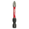 Milwaukee 48-32-4962 #2 Phillips Shockwave 2 In. Power Bits 2 Pk