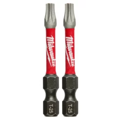 Milwaukee 48-32-4985 SHOCKWAVE 2 In. Power Bit TORX T25 (2 PK)