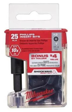 Milwaukee 48-32-5009 SHOCKWAVE Magnetic Bit Tip Holder W/ #2 Bits 5 Milwaukee 48-32-5009 SHOCKWAVE Magnetic Bit Tip Holder W/ #2 Bits -GREATLAKESPOWERTOOLS Sales 48 32 5009 3 62636.1581704303