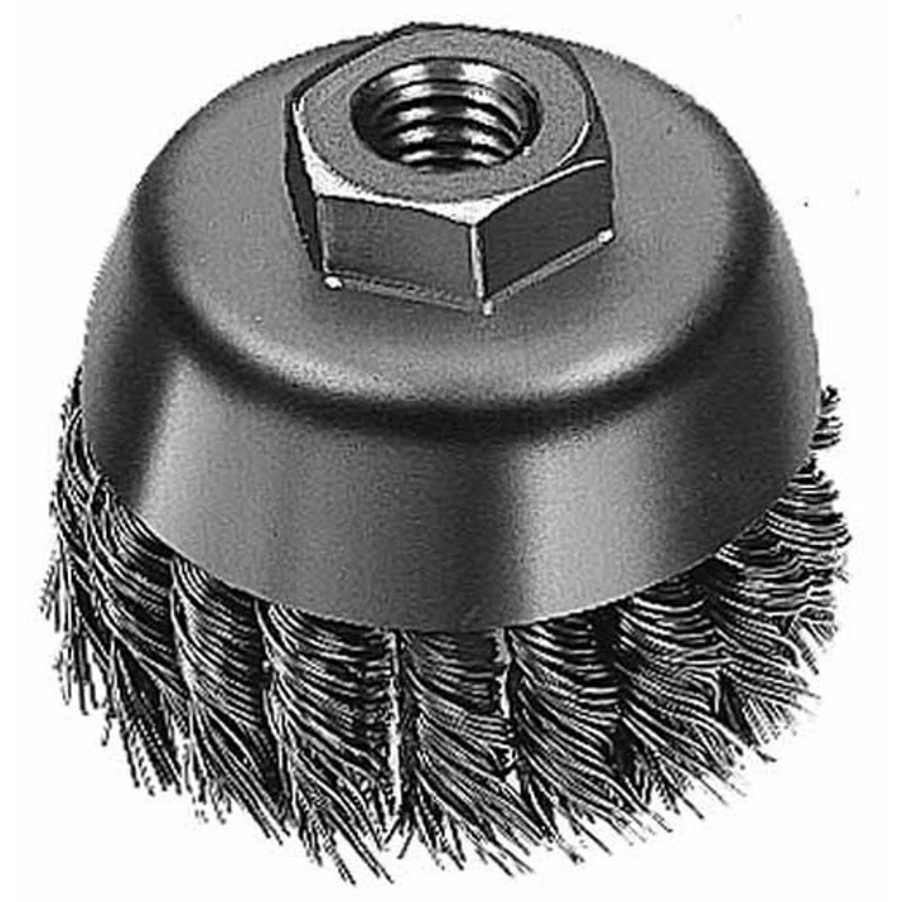 Milwaukee 48-52-5067 3-1/2 In. Knot Wire Cup Brush - Carbon Steel 3 Milwaukee 48-52-5067 3-1/2 In. Knot Wire Cup Brush - Carbon Steel