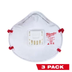 Milwaukee 48-73-4012 3pk N95 Valved Respirator