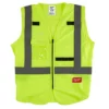 Milwaukee 48-73-5022 High Visibility Yellow Safety Vest - L/XL -GREATLAKESPOWERTOOLS Sales 48 73 5022 77062.1593108825