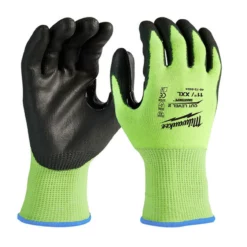 Milwaukee 48-73-8924 High-Visibility Cut Level 2 Polyurethane Dipped Gloves XXL
