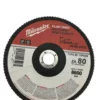 Milwaukee 48-80-8032 7 In. X 7/8 In. Flap Disc 80 Grit (Type 29) 2 Milwaukee 48-80-8032 7 In. X 7/8 In. Flap Disc 80 Grit (Type 29) -GREATLAKESPOWERTOOLS Sales 48 80 8032 2 85293.1581704303