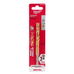 Milwaukee 48-89-4823 Metric SHOCKWAVE Titanium RED HELIX 10 MM