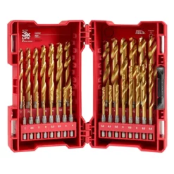 Milwaukee 48-89-4862 Metric SHOCKWAVE Titanium RED HELIX Kit 29 Pc.