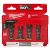 Milwaukee 49-10-9112 OPEN-LOK 6pc Multi-Tool Blade Kit -GREATLAKESPOWERTOOLS Sales 49 10 9112 73357.1667584192