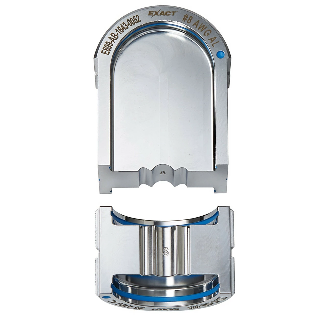 Milwaukee 49-12-U008 EXACT #8 Aluminum 12T U-Style Die 3 Milwaukee 49-12-U008 EXACT #8 Aluminum 12T U-Style Die