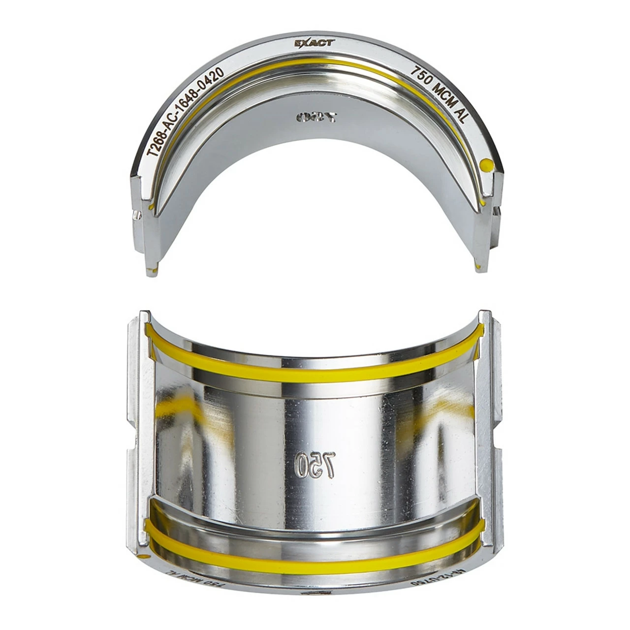 Milwaukee 49-12-U750 EXACT 750 MCM Aluminum 12T U-Style Die 3 Milwaukee 49-12-U750 EXACT 750 MCM Aluminum 12T U-Style Die