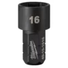 Milwaukee 49-16-1616 INSIDER Ratchet Socket 6 Point 16mm -GREATLAKESPOWERTOOLS Sales 49 16 1616 44078.1702320925