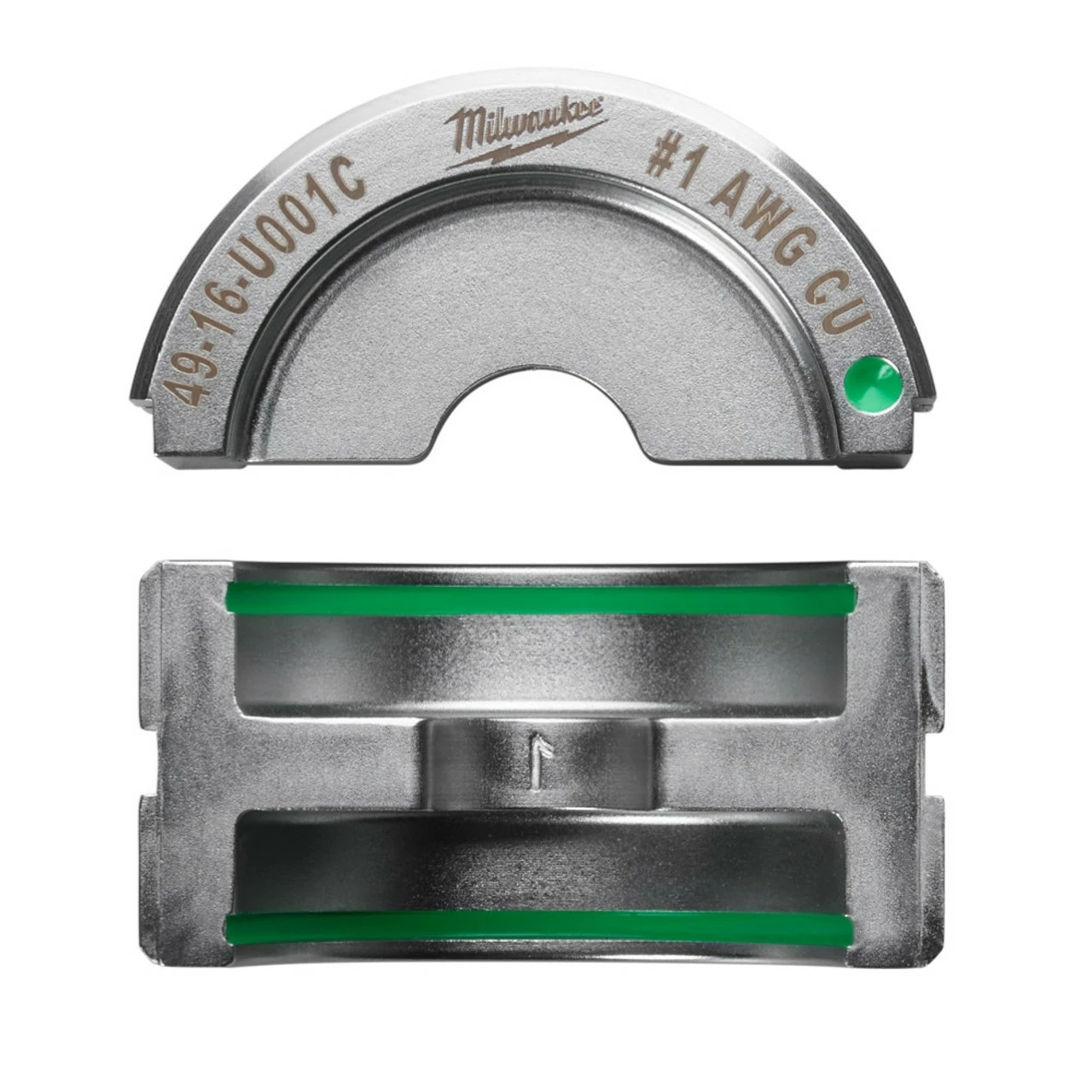 Milwaukee 49-16-U001C #1 Copper U Style Die 3 Milwaukee 49-16-U001C #1 Copper U Style Die