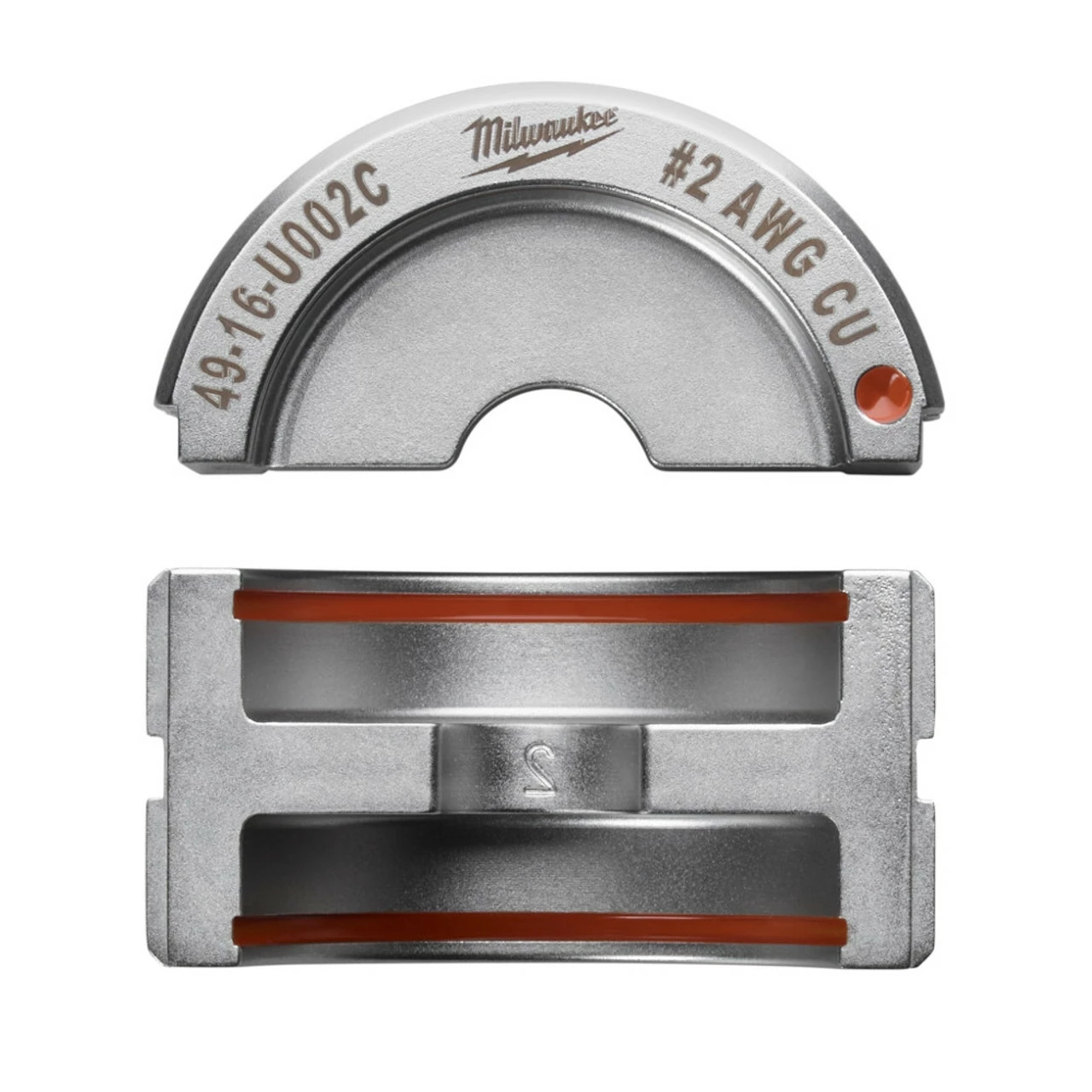 Milwaukee 49-16-U002C #2 Copper U Style Die 3 Milwaukee 49-16-U002C #2 Copper U Style Die
