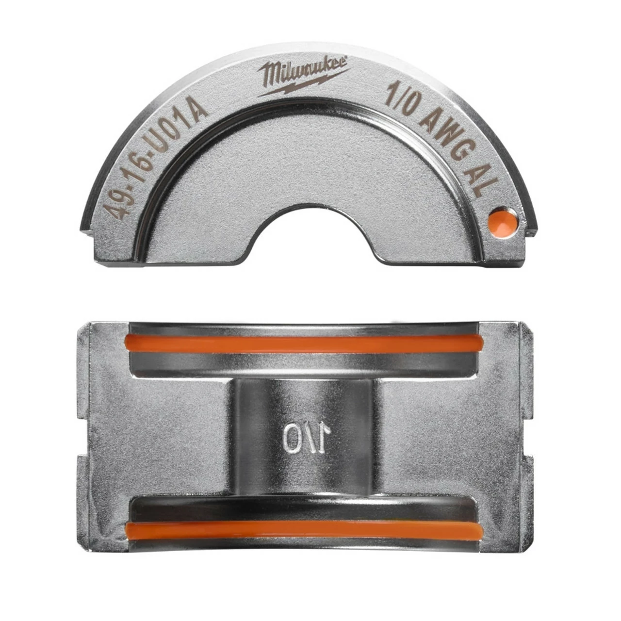 Milwaukee 49-16-U01A 1/0 Aluminum U Style Die 3 Milwaukee 49-16-U01A 1/0 Aluminum U Style Die