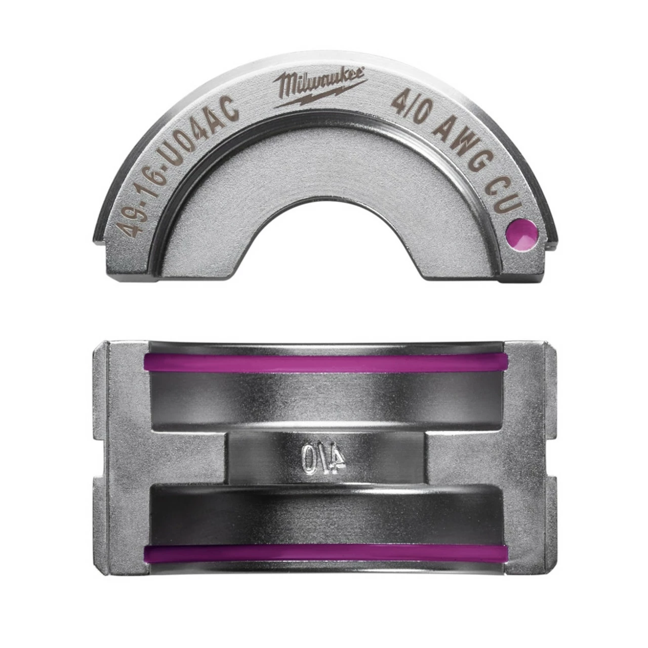 Milwaukee 49-16-U04AC 4/0 Copper U Style Die 3 Milwaukee 49-16-U04AC 4/0 Copper U Style Die