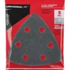 Milwaukee 49-25-2060 3-1/2 In. 60 Grit Triangle Sandpaper 6 Pk