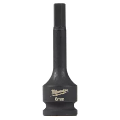 Milwaukee 49-66-5156 Shockwave Linemans 3/8 In. Drive 6mm Hex Bit Socket