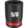 Milwaukee 49-66-6108 SHOCKWAVE Impact Duty 3/8 Drive 5/8 Standard 6 Point Socket -GREATLAKESPOWERTOOLS Sales 49 66 6108 26575.1635354761