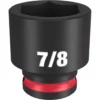 Milwaukee 49-66-6112 SHOCKWAVE Impact Duty 3/8 Drive 7/8 Standard 6 Point Socket