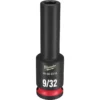 Milwaukee 49-66-6116 SHOCKWAVE Impact Duty 3/8 Drive 9/32 In. Deep 6 Point Socket -GREATLAKESPOWERTOOLS Sales 49 66 6116 51943.1647883570